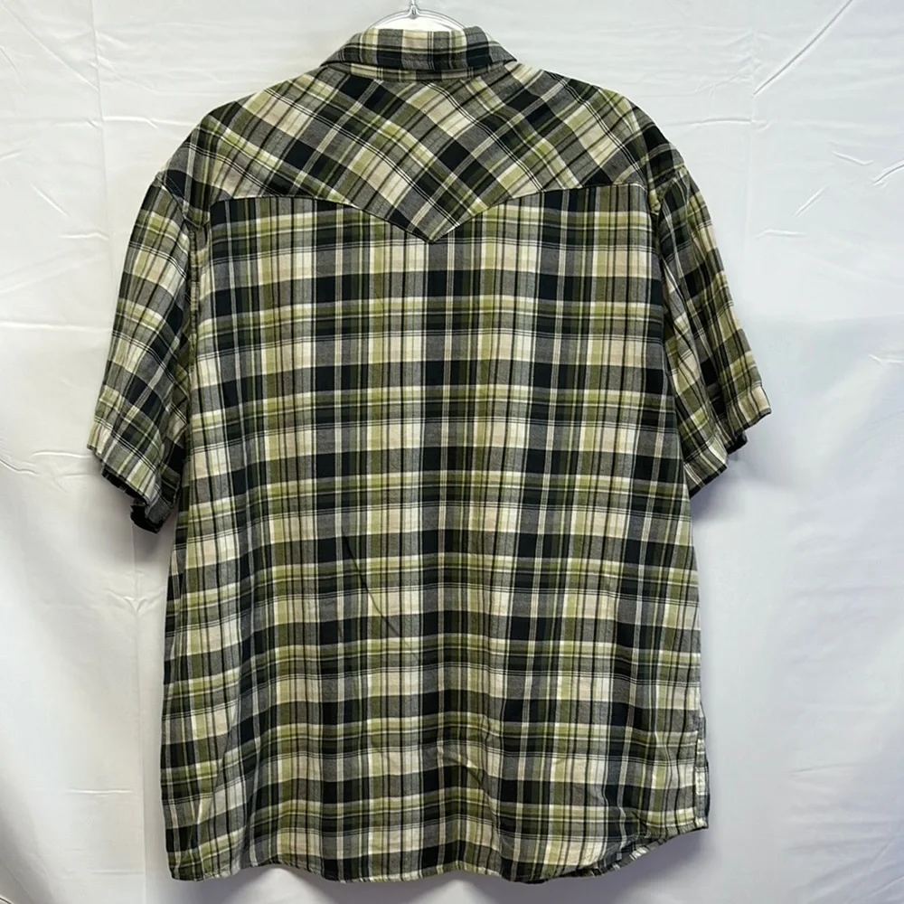 Levi's Classic Fit Western Short Sleeve Pearl Snap Shirt Men’s XXL